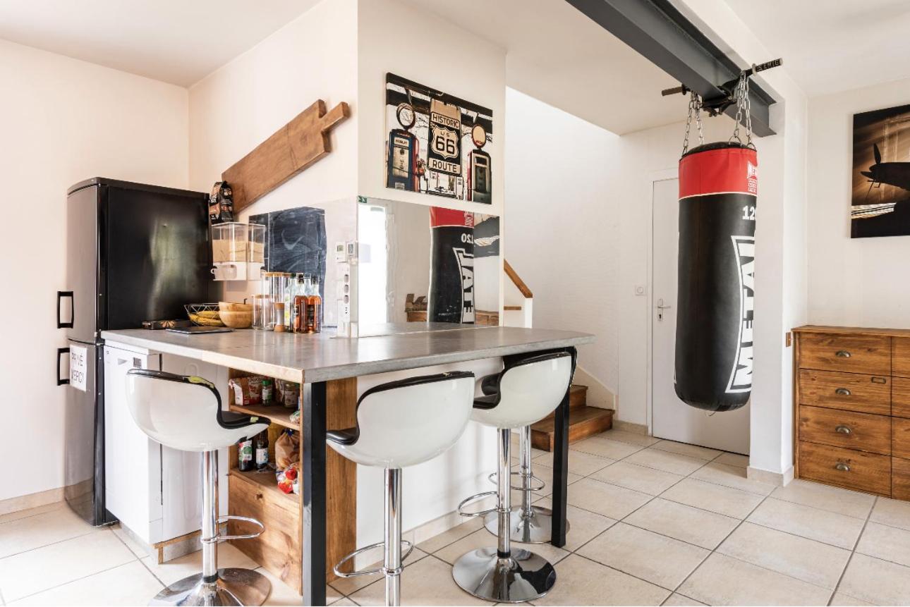 Villa Des Palmiers, Chambre 3, Lit Double Villeneuve-sur-Lot Dış mekan fotoğraf